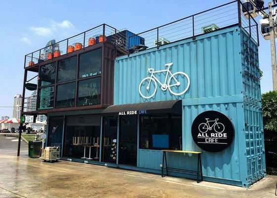 China Conjunto flexível comercial dos jogos de construção do metal da cor azul para a cafetaria/café fábrica