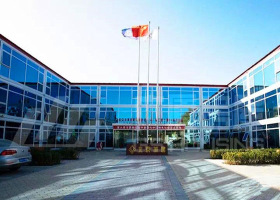 China Casa modular do recipiente da cortina de vidro, construções modulares comerciais personalizadas fábrica