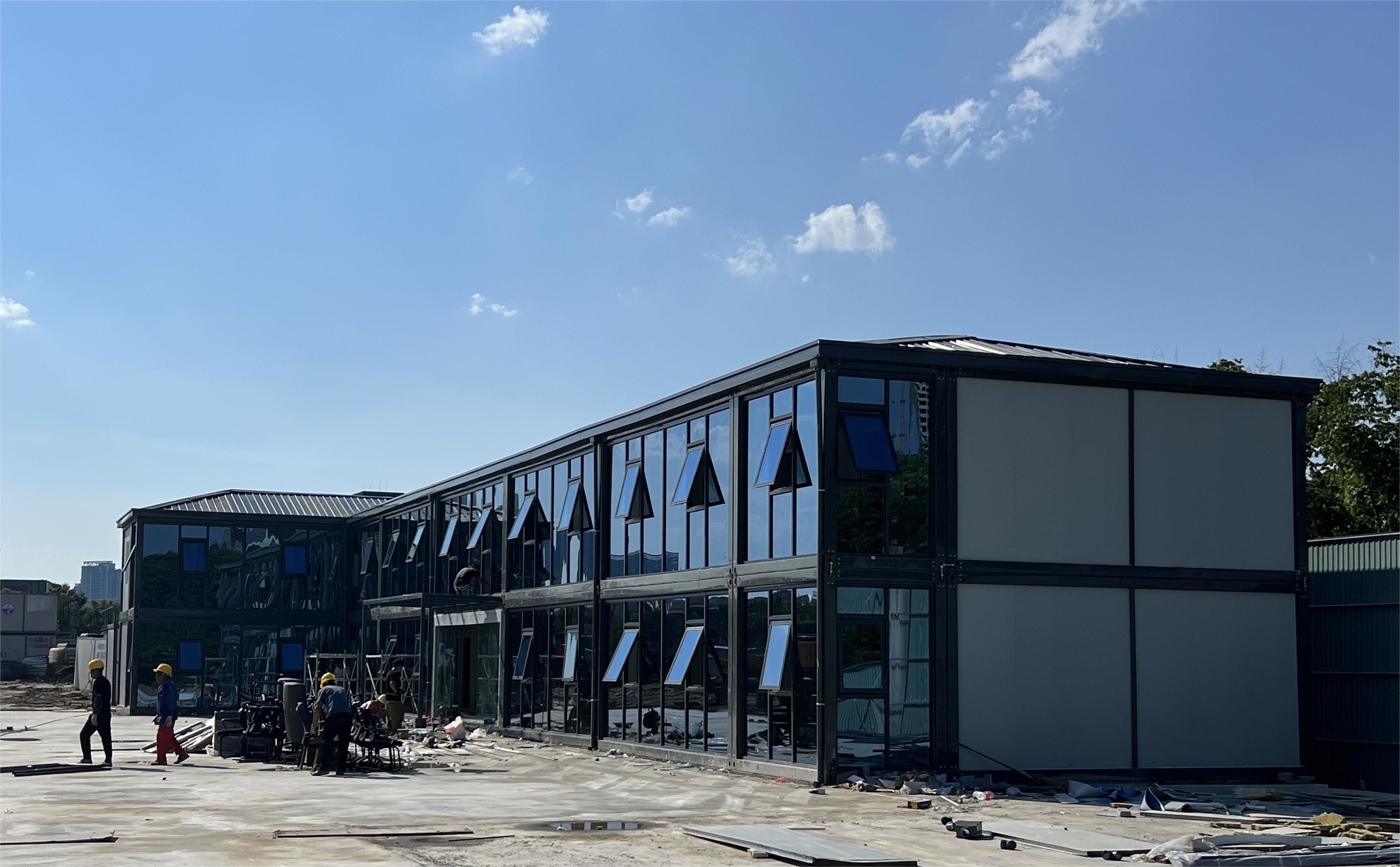 qualidade Casa pré-fabricada do recipiente fábrica