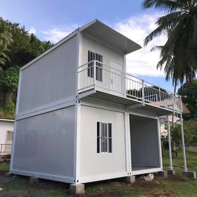 Casas em contêineres temporários desmontáveis Prefabricadas Residências à prova de terremotos