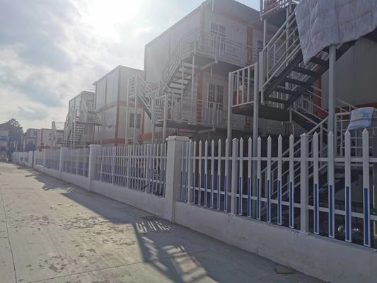 Casa de contêineres de transporte de 40 pés, escritório modular, casa de contêineres