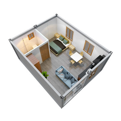 20ft 40ft Granny Flat Container House Hotel Frame Kit Container Casas Prefabricadas AirBnb Motel