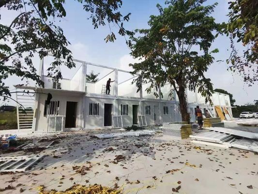 Casas de contêineres de armazenamento pré-fabricadas de 20 pés