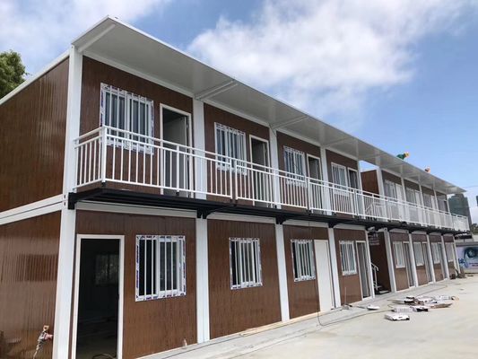 Casas de contêineres de transporte pré-fabricadas à prova de terremotos