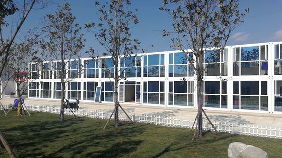 Casas de contêineres de armazenamento pré-fabricadas anti-ferrugem, Casas de contêineres de navegação pré-fabricadas CE