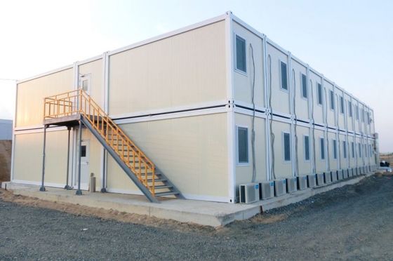Casa modular para construção e área de mineração Trabalhador dormitório pré-fabricado Kit de construção rápida casas
