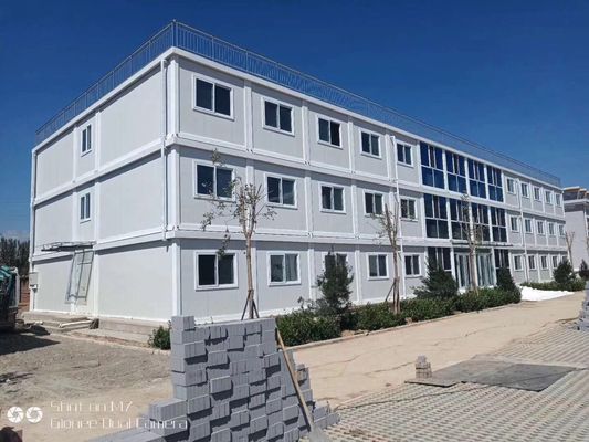 Casas de contêiner removíveis de vários andares, Casas de contêiner de cabines pré-fabricadas de 20 pés