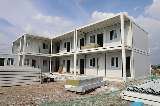 Casas pré-fabricadas desmontáveis para transporte marítimo