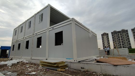 BOXSPACE Casa de construção pré-fabricada Construção rápida Container de embalagem plana Escritório Dormitório Sítio de construção Casa pré-fabricada