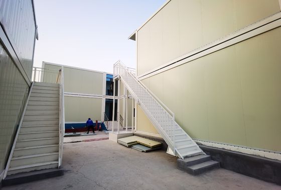 Unidades de apartamentos Casa de contêineres pré-fabricada Cabanas de estar pré-fabricadas