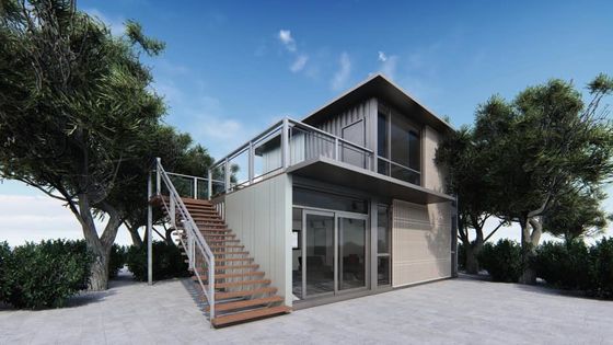 Casa Modular Grande Casa Prefabricada Casa Modular Casa Prefabricada Com Isolamento Na República Dominicana