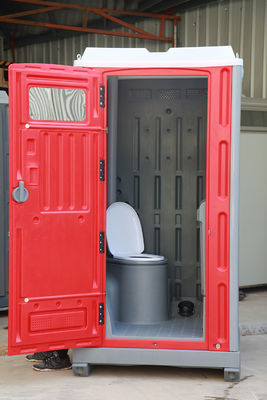 Cabine móvel de banheiro portátil de plástico HDPE para banheiro exterior
