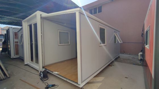 Casa pré-fabricada de aço móvel expansível 4 quartos pequenas casas modulares