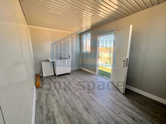Casa de contêineres de cabine pré-fabricada móvel