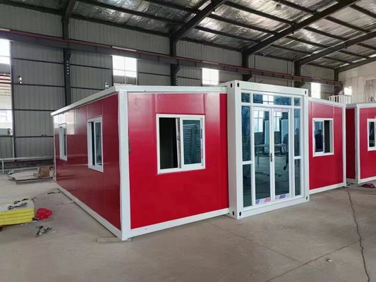 Casa de contêiner pré-fabricada dobrável de 2 quartos Casa modular de luxo Nova Zelândia Casas dobráveis modernas expansíveis