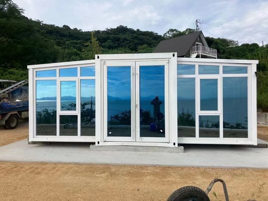 Casa de contêiner de luxo pré-fabricada de 3 quartos Cabina modular