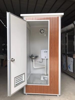 Banheiro móvel modular pré-fabricado portátil com painel de sanduíche EPS
