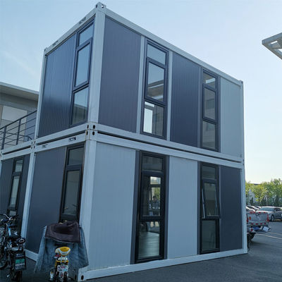 Casa de contêineres desmontável modular Escritório Casas personalizadas à prova de terremotos