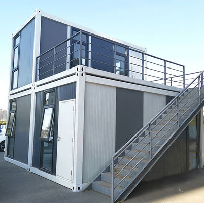 Casa pré-fabricada de resort Jamaica Vilas pré-fabricadas de aço leve Casa de contêiner pré-fabricada Container de pacote plano