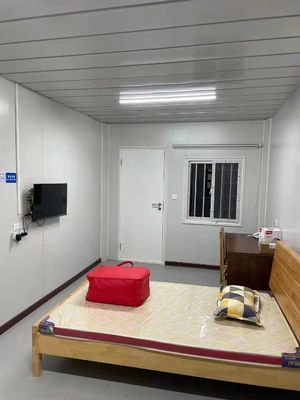 Casa móvel de contêineres de 20 pés para apartamentos estudantil dormitório