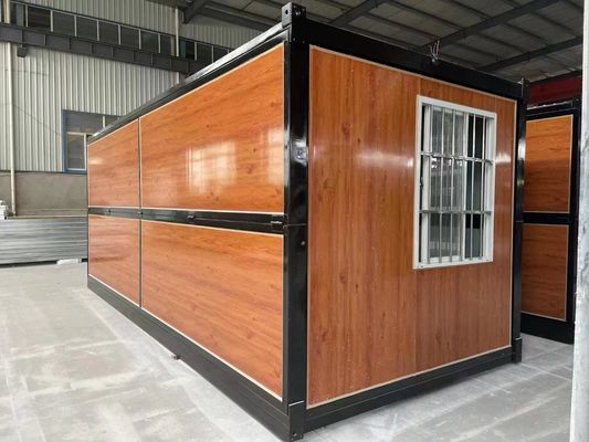 Casa de recipiente dobrável de aço de boa qualidade, 100% pronta, com eletricidade e isolamento pré-instalado