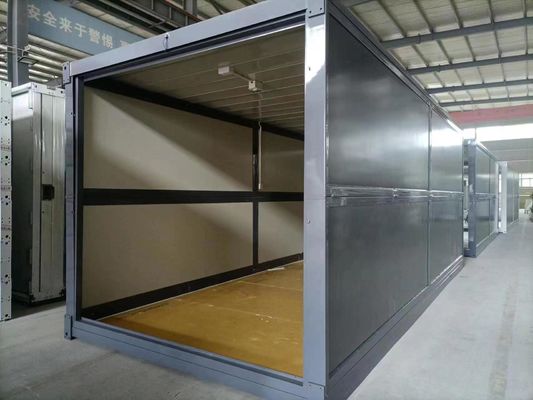 Casa de contêineres dobrável montada rapidamente Cabinas móveis modulares de 20 pés
