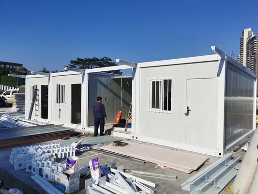 Casa de contêineres para trabalhadores Vans de contêineres Escritório nas Filipinas Para o local de mineração Dormitório de 2 andares