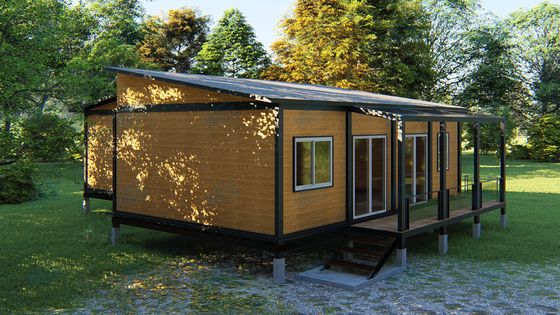 Custo eficácia fácil de montar estrutura de aço desmontável villas pré-fabricadas casas de contentores pré-fabricadas casa de contentores