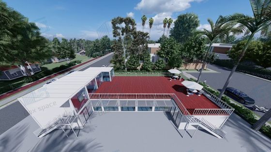 Casas pré-fabricadas de luxo, Casas de contêineres de transporte pré-fabricadas, Escritórios de contêineres pré-fabricados, Edifícios de contêineres de transporte