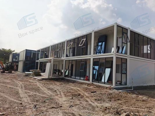 Edifícios pré-fabricados de aço, pré-fabricados de contêineres de transporte