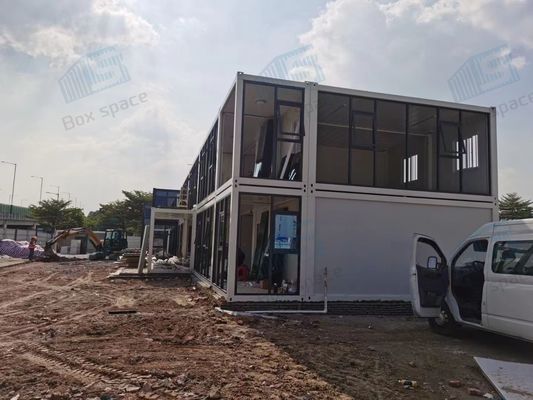 Construção Trabalhador de construção dormitório recipiente desmontável Casa pré-fabricada Casa de contêineres luxo pré-fabricado