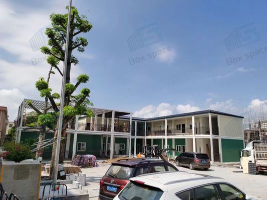 Casas pré-construídas em contentores, casas pré-fabricadas com estrutura de aço, casas de contentores de 40 pés, casas pré-fabricadas modulares