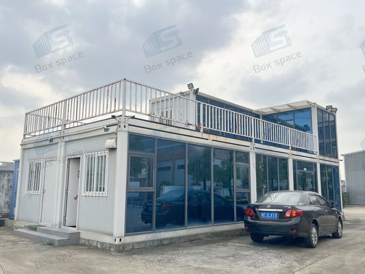 Edifício pré-fabricado moderno pátio exterior jardim ginásio sala de contêiner estúdio escritório galpão casa pré-fabricada