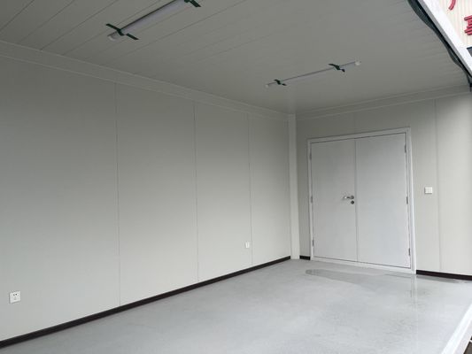 Containers de armazenamento de aço de embalagem plana Edifícios modulares de embalagem plana Banheiro portátil de embalagem plana para o canteiro de obras