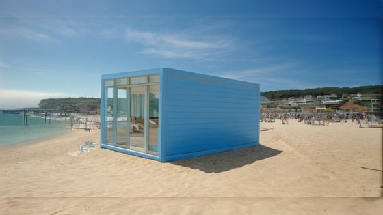 Casas de contêineres pré-fabricadas com decorações de luxo Casa de contêineres modular com revestimento exterior Wook-like