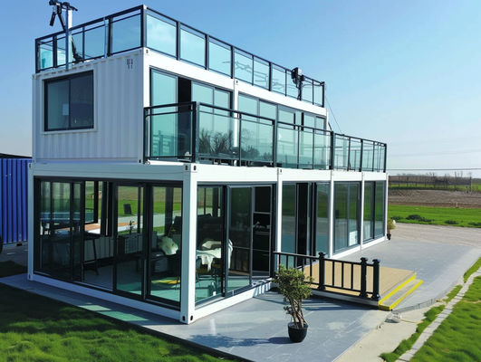 BOX SPACE Edição de luxo Preços de fábrica Casa de contêineres totalmente montada Tailândia Casa modular 40ft Casas pré-fabricadas