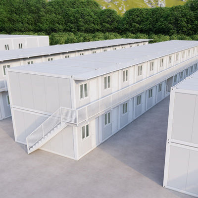 Resistência ao terremoto pré-fabricado Eco House Log Cabin Kits pré-fabricado Casa de 4 quartos Casa modular de aço personalizada da China