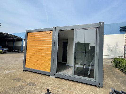 Casa de aço com painel de sanduíche de nova geração Casa de contêineres LEGO, Van de contêineres com sistema de batida e decorações