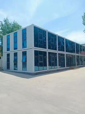 Casa de contêineres de 5 quartos de embarque Casas de contêineres personalizadas com painéis solares para casa pessoal
