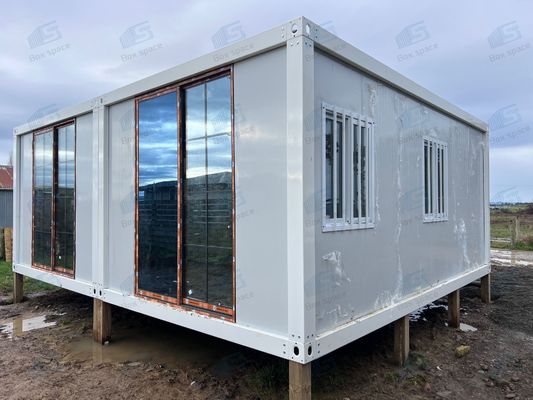 BOX SPACE 2 Piso Casa Prefabricada Container de Envio Casa Quadro Indústria de Gable China Gráfico Aéreo Bnb Casas de Container