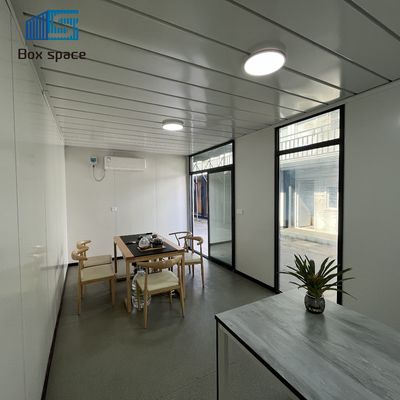 Porta de aço Instalação Container Casa Casa personalizada Moderno de luxo Novos materiais Prefabricados Modular Casa pequena