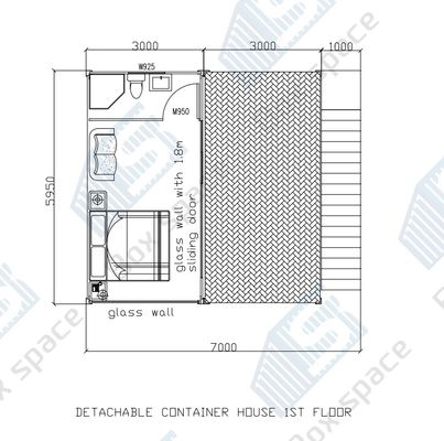 Casa Prefabricada de 3 quartos Casa Prefabricada de Luxo Villas Prefabricadas Casa Modular Container Chipre