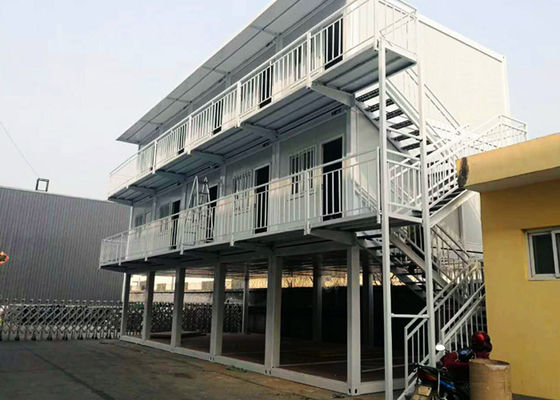 Projeto colorido de aço galvanizado da decoração da casa recipiente movente Windproof