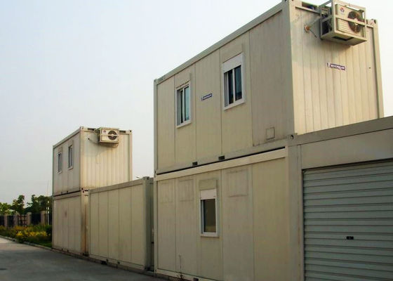 China Dobro - janela de aço combinada plataforma do PVC da porta da cor branca do recipiente com banheiro fábrica