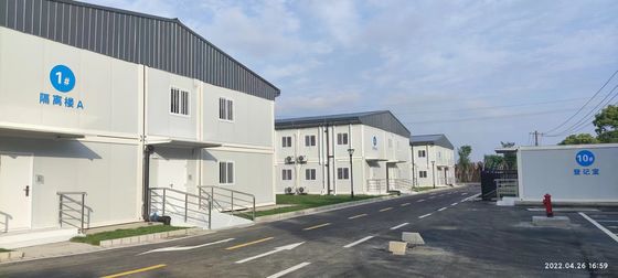 Casas pré-fabricadas à prova de furacões Casas pré-fabricadas modulares expansíveis Casa pequena de dois andares para a Indonésia