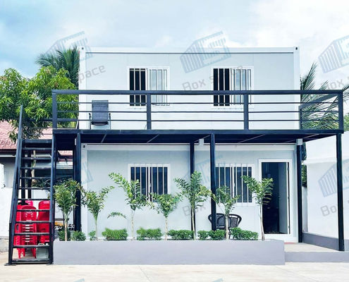 Casas de contêiner acessíveis Unidades de habitação pré-fabricadas Casas de poupança de energia Casas pré-fabricadas empilháveis