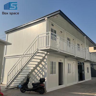 Casas Modulares Boxspace Casas Modulares Container Prefabricadas de 20 pés 40 pés Casa de Casa Escritório Casa Cabine Casas em contêineres empilháveis