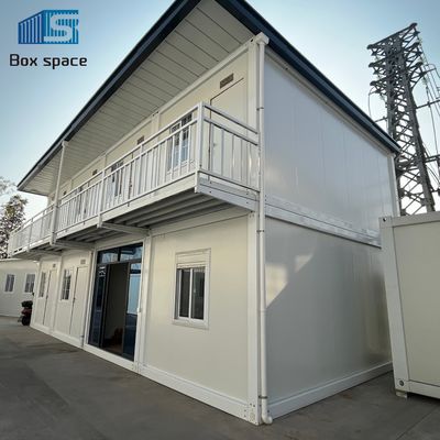 Casas modulares eficiente em termos energéticos Unidades de habitação adaptáveis Casas modernas sustentáveis para o local de construção Dormitório e escritório do trabalhador do local